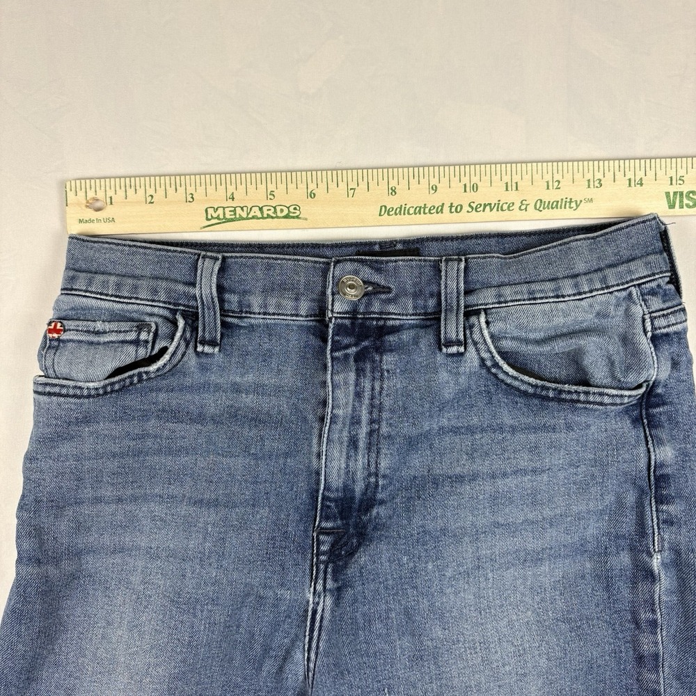 Hudson Noa High Rise Straight Crop Jeans Womens 28 Yvonne Medium Wash Denim - Picture 8 of 8